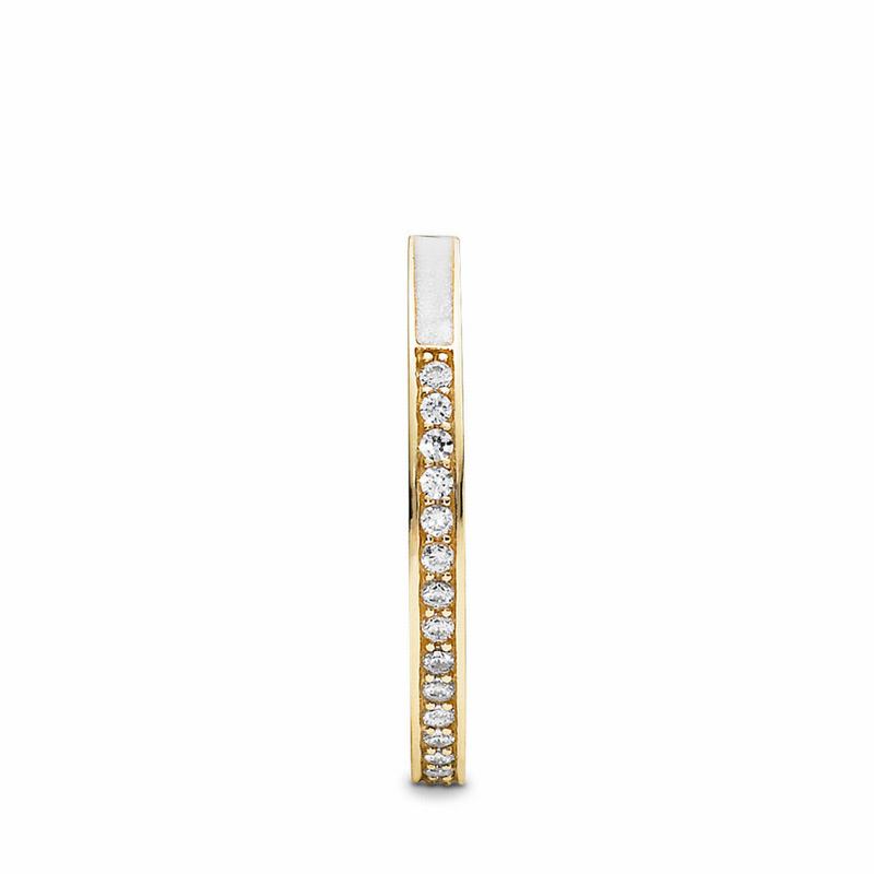 Pandora Radiant Hearts Stackable Ring Gold Egypt QI3894027